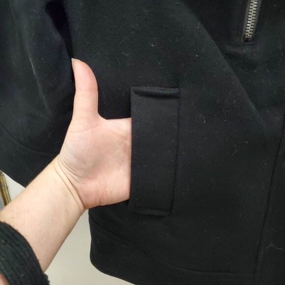 MARC New York Andrew Marc Women's Black‎ Wool Cashmere Blend Military Jacket 10 - Picture 3 of 7